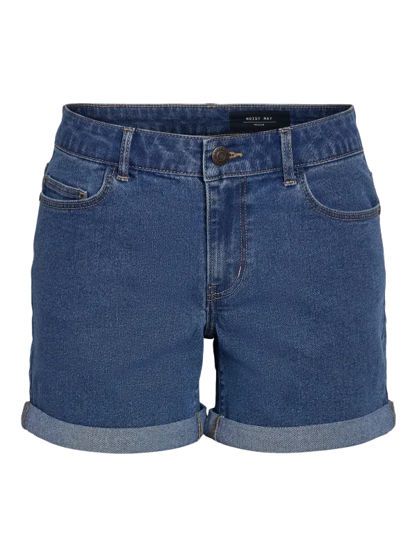 Noisy May NMDEBBY NW SLIM SHORTS VI518MB NOOS Medium Blue Denim 27032489