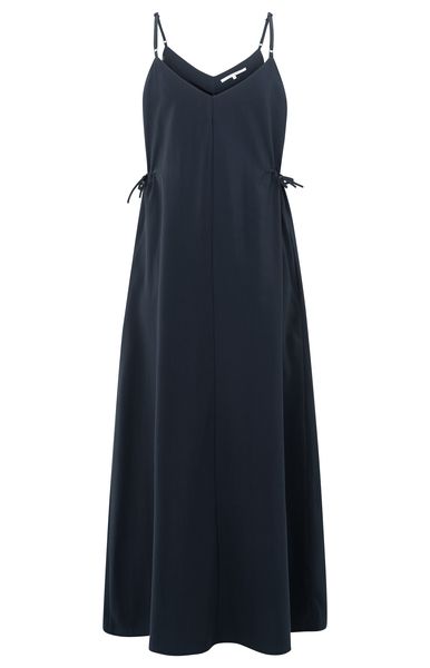 YaYa Strappy dress with drawstrings TOTAL ECLIPSE BLUE 01-601180-506