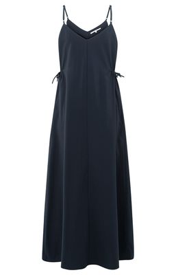 YaYa Strappy dress with drawstrings TOTAL ECLIPSE BLUE 01-601180-506