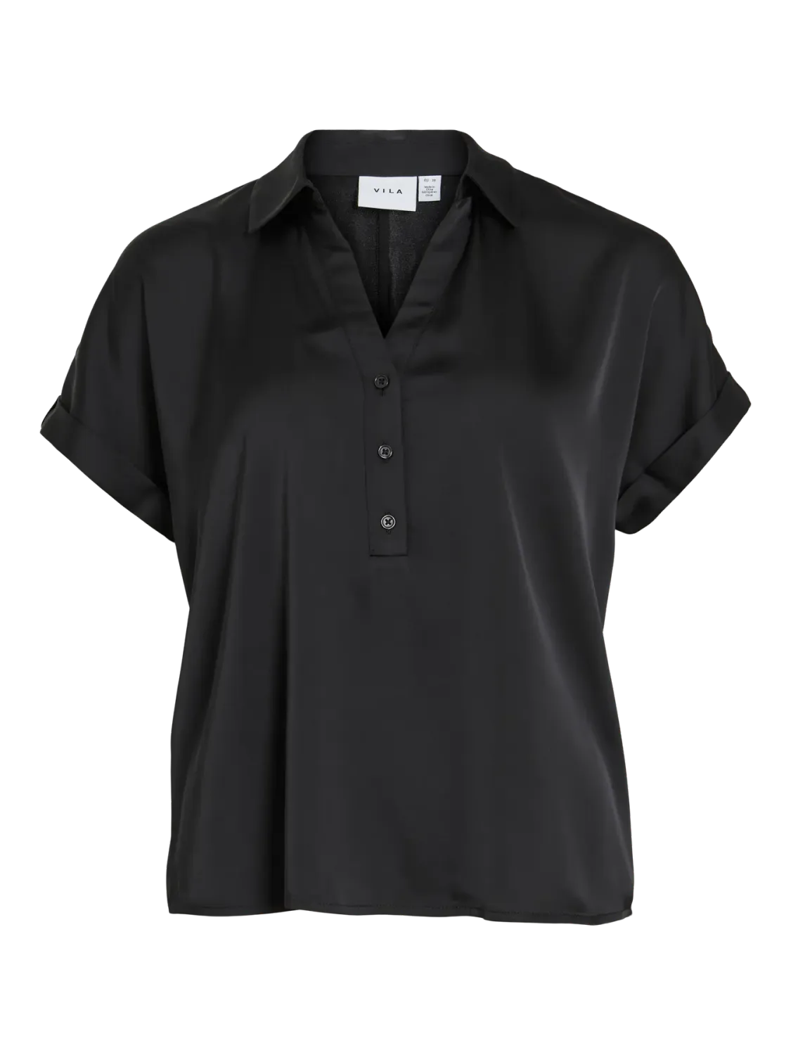 Vila VIENNA RAVENNA S/S TOP - NOOS Black Beauty 14107405