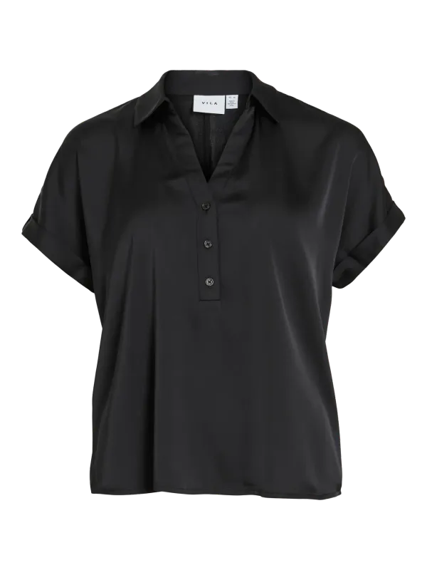 Vila VIENNA RAVENNA S/S TOP - NOOS Black Beauty 14107405