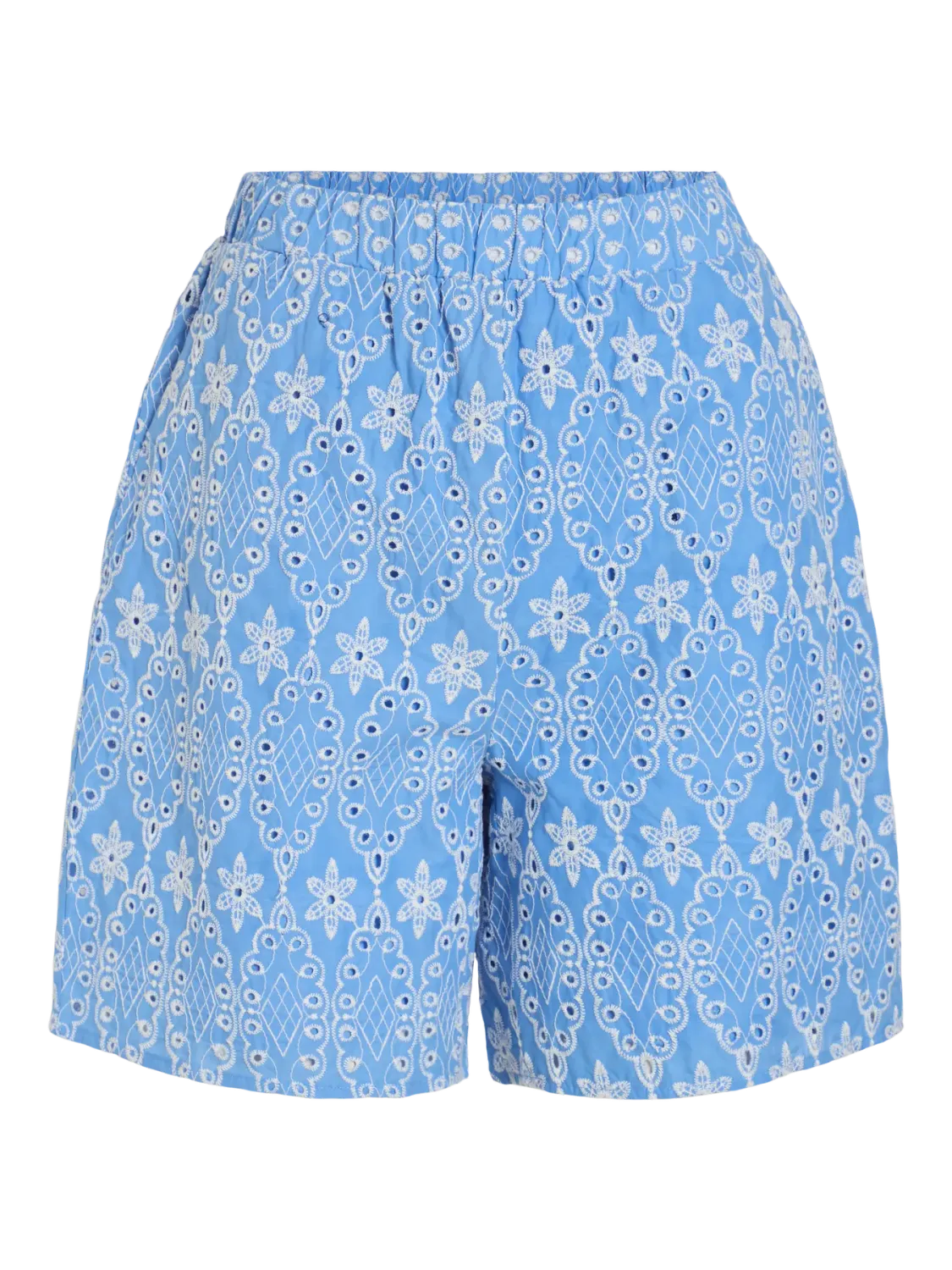 Vila VIMOLLY HW SHORTS/LC Regatta/Snow white 14110090