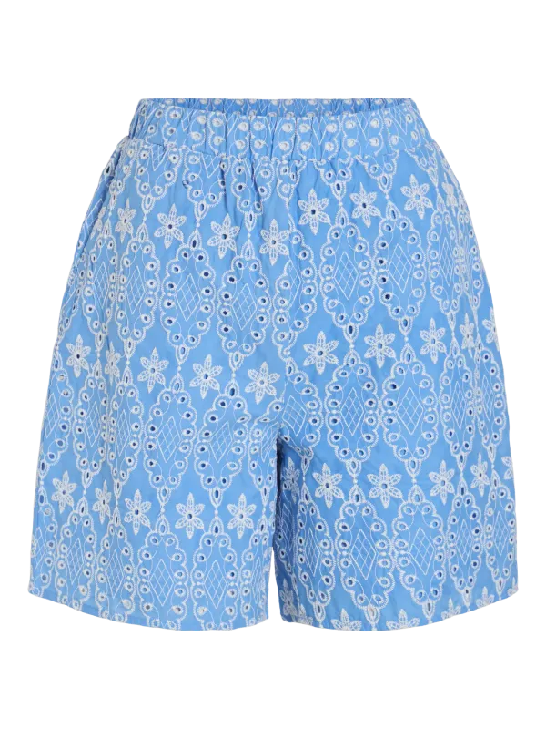Vila VIMOLLY HW SHORTS/LC Regatta/Snow white 14110090
