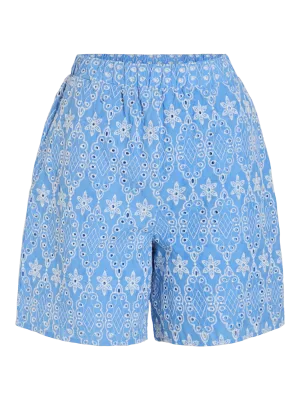 Vila VIMOLLY HW SHORTS/LC Regatta/Snow white 14110090