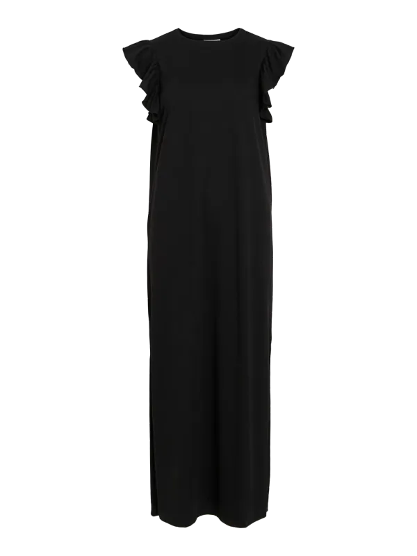 Vila VISUMMER C/S ANKLE DRESS Black 14111868