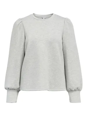 Object OBJANDREA RE L/S SWEATSHIRT NOOS Light Grey Melange 23047204