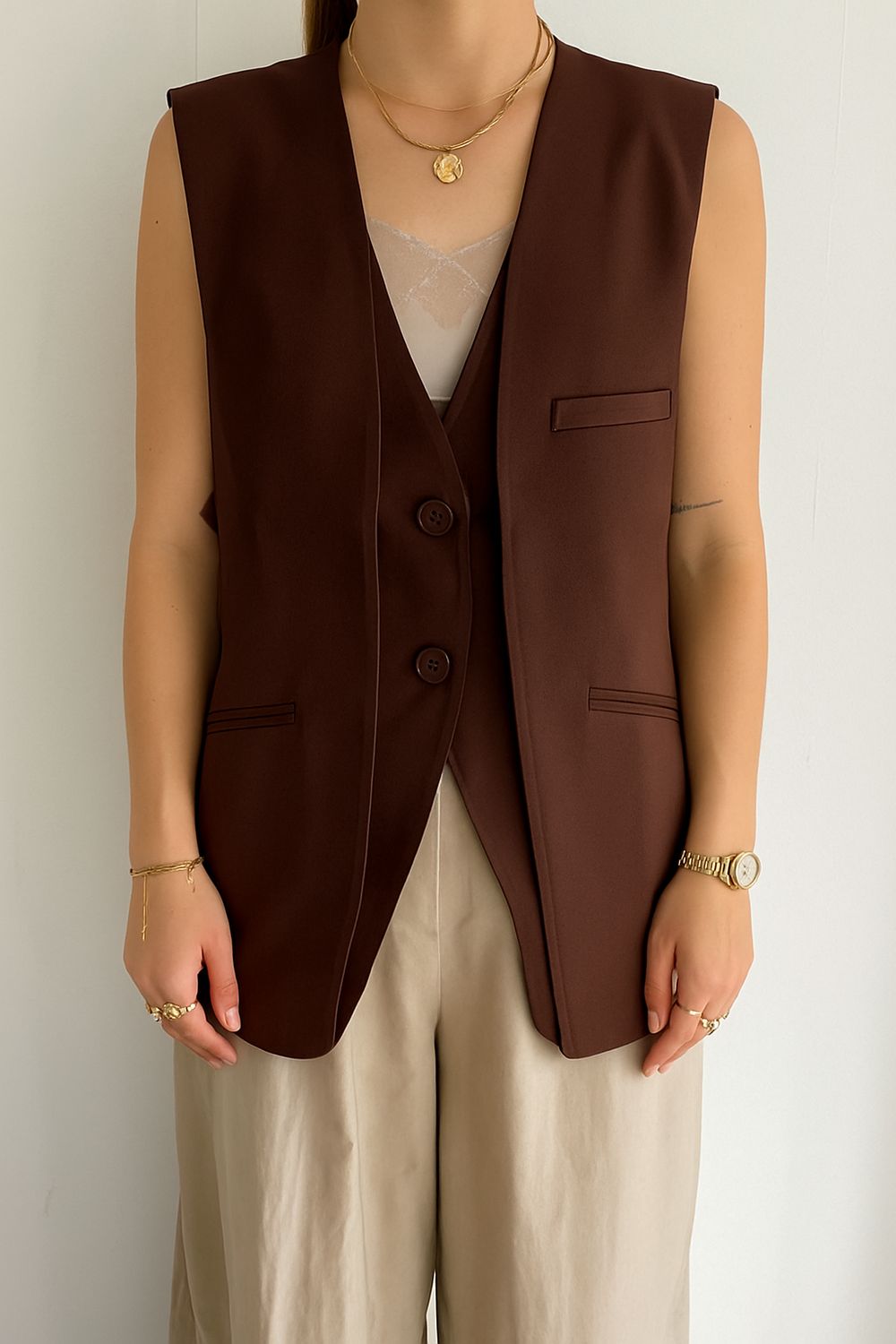 Ambika gilet patty BRUIN patty
