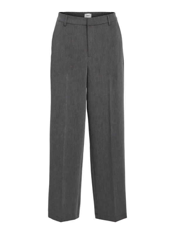 Object OBJSIGRID HW CASUAL PANT NOOS Medium Grey Melange 23041828