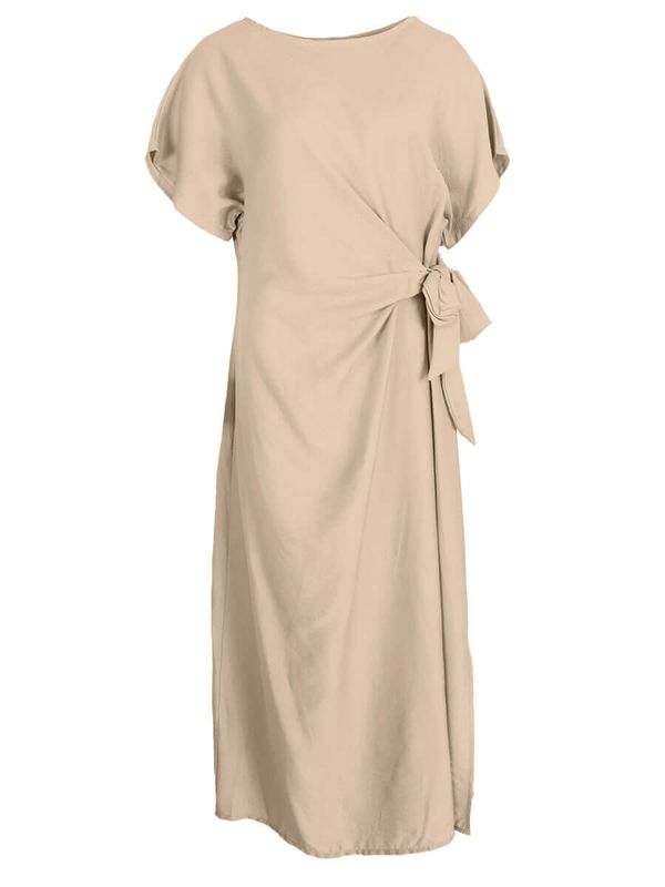 Azzurro jurk beige 6856