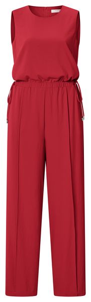 YaYa Sleeveless jumpsuit with cord SCARLET SAGE RED 01-341019-507