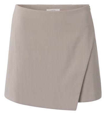 YaYa Mini skort with wrap-over MILK BROWN 01-401077-507