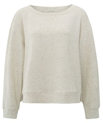 YaYa M?lange sweatshirt WOOL WHITE MELANGE 01-109090-507