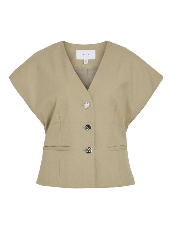 Vila VIKEEP V-NECK S/S BLAZER Elm 14107673
