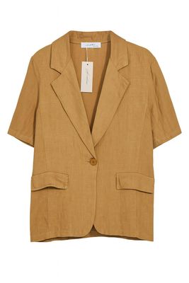 Ambika linnen blazer camel 321256