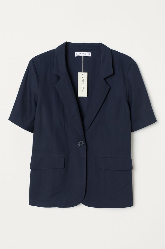 Ambika linnen blazer navy 321256