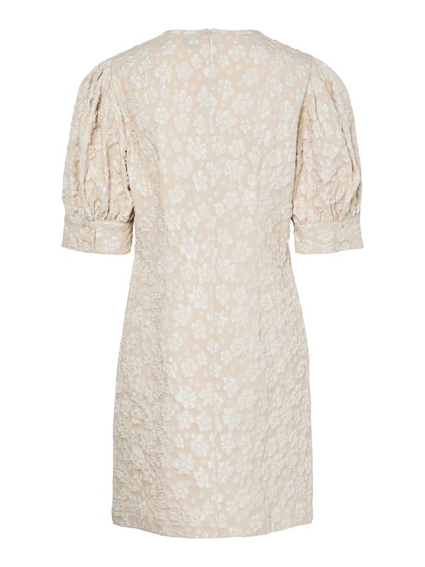 Pieces PCMINNA SS O-NECK SHORT DRESS D2D W: Coconut Milk 17163538