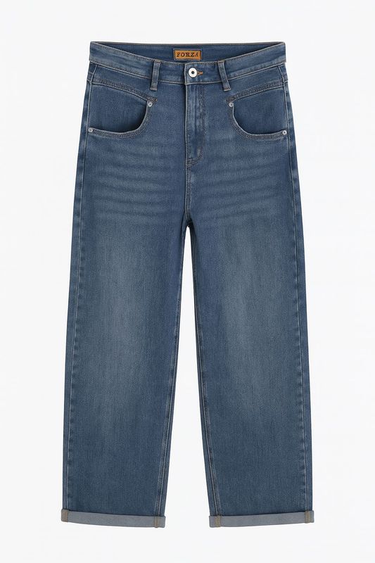 Basements straight jeans medium blue Chanti