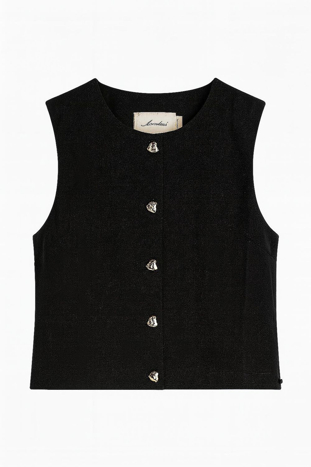 Ambika gilet gouden knoop black lieke