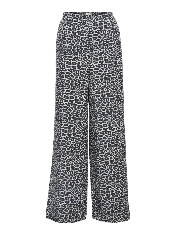 Object OBJALBA LISA WIDE PANT PRINT NOOS Grey/Leo 23046226