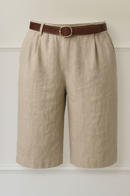 Ambika linnen short BEIGE 52325L