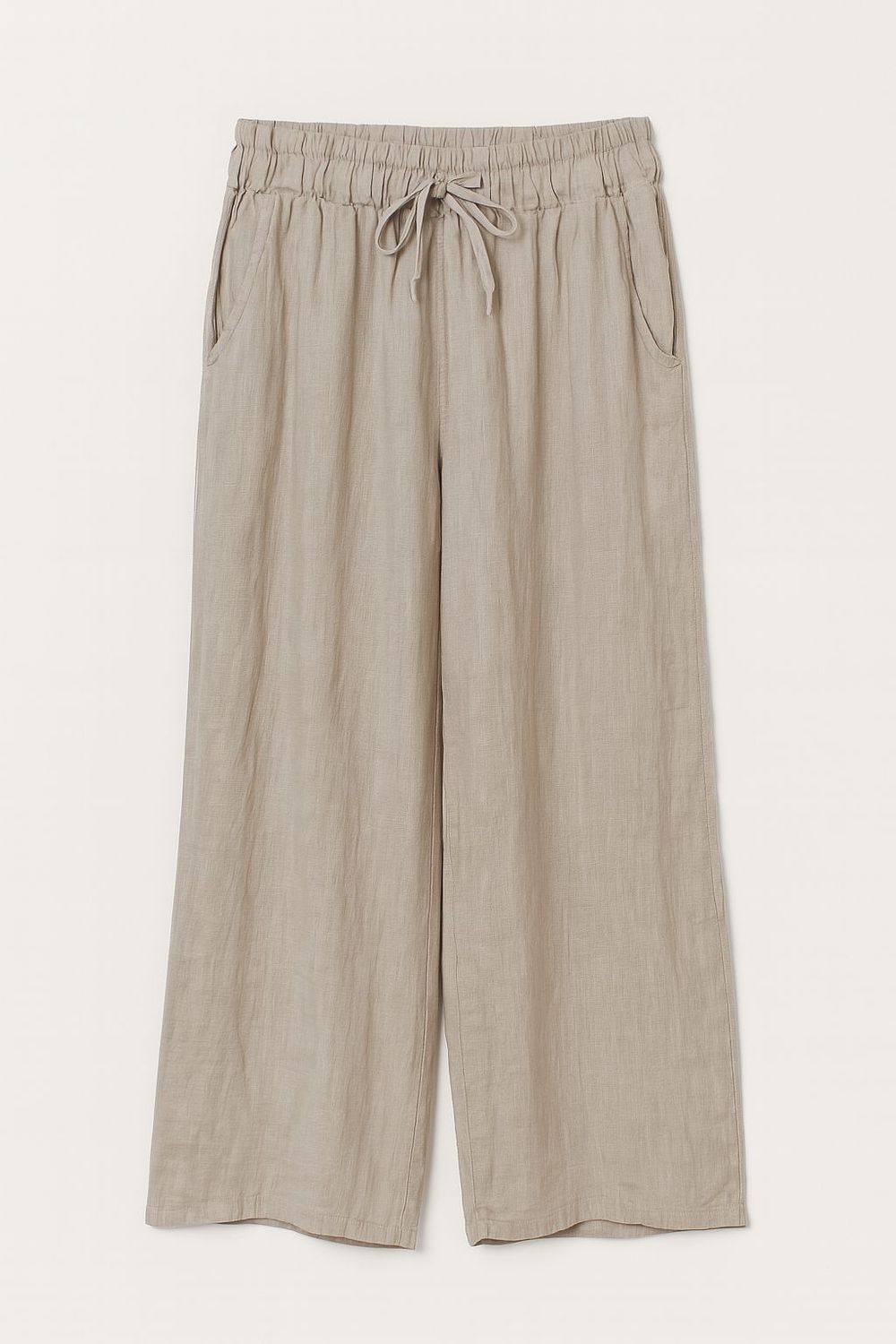 Nameless linnen broek beige 120625-C