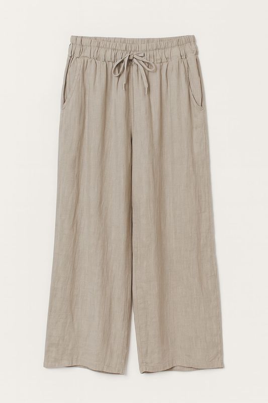 Nameless linnen broek beige 120625-C