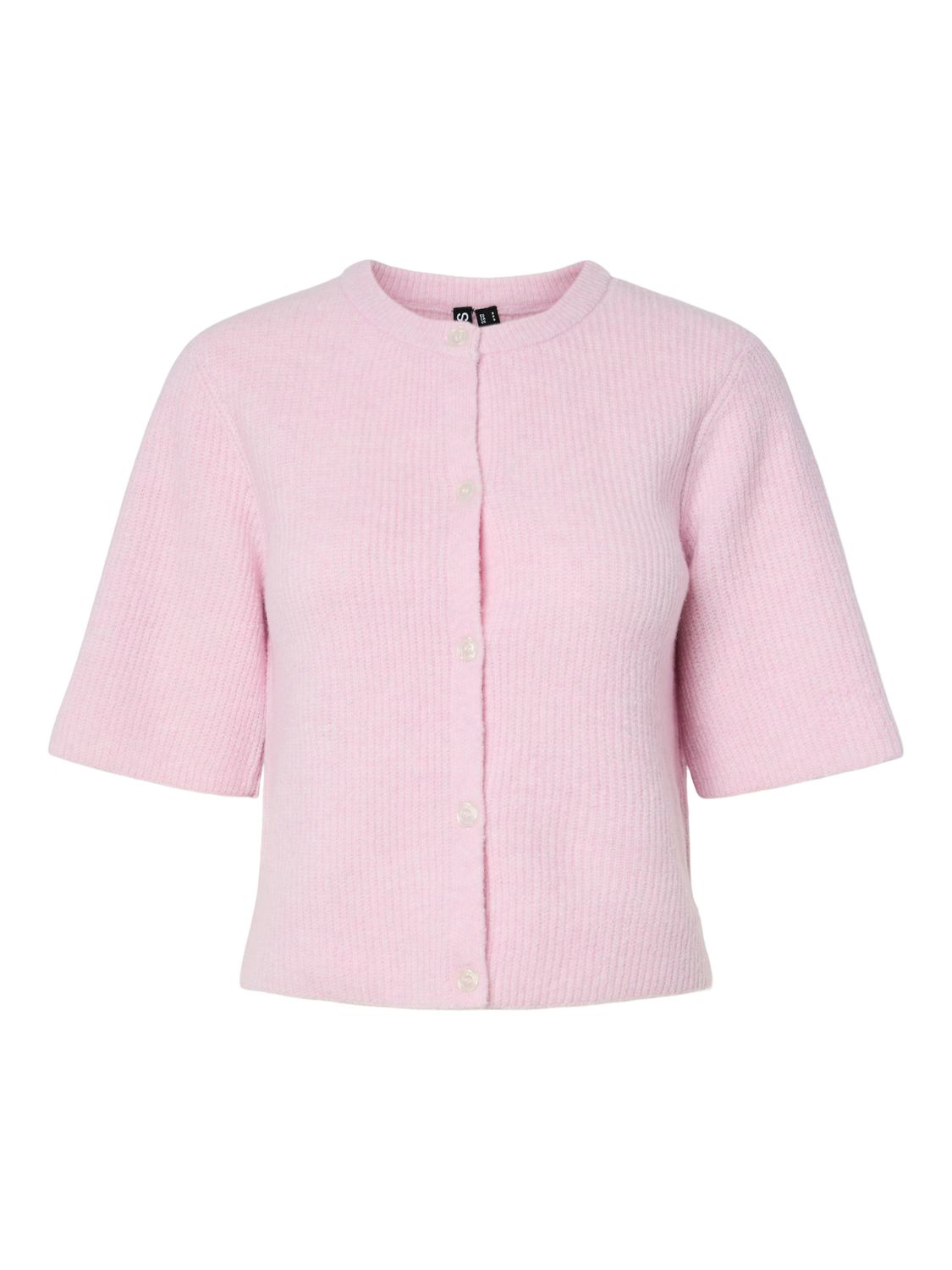 Pieces PCSILLY SS O-NECK KNIT CARDIGAN NOO: Roseate Spoonbill/ME 17158220