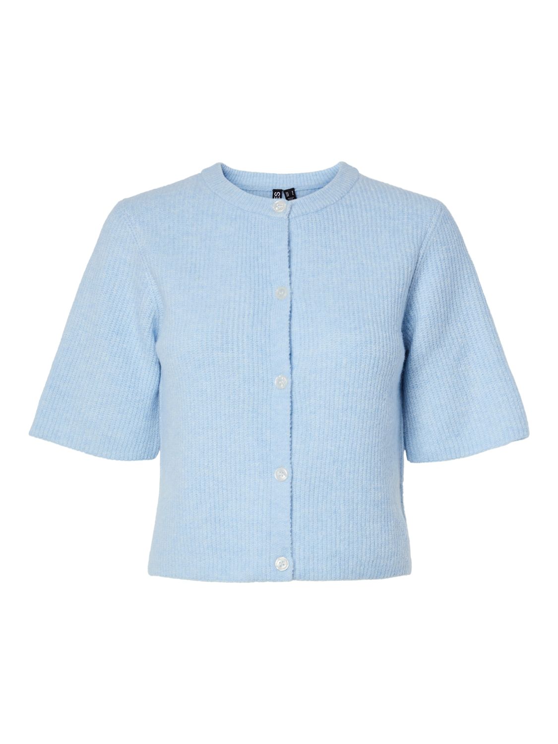 Pieces PCSILLY SS O-NECK KNIT CARDIGAN NOO: Cashmere Blue/MELANG 17158220