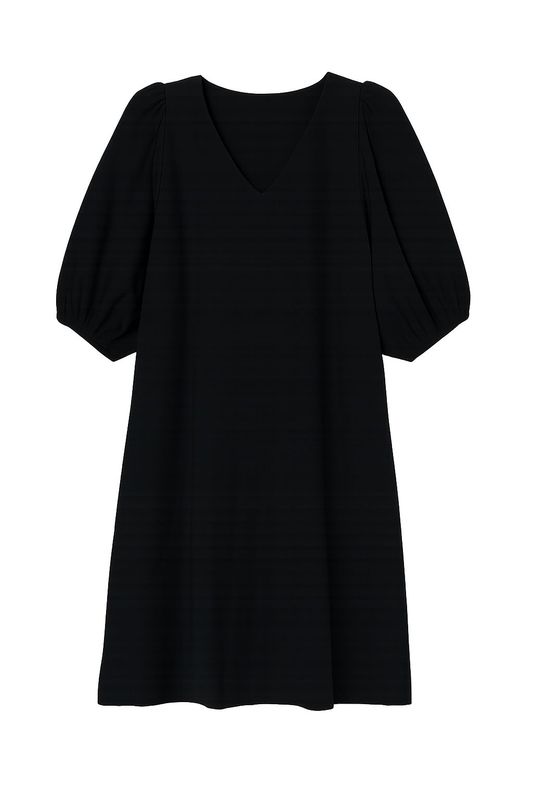 Azzurro jurk zwart 3844-1