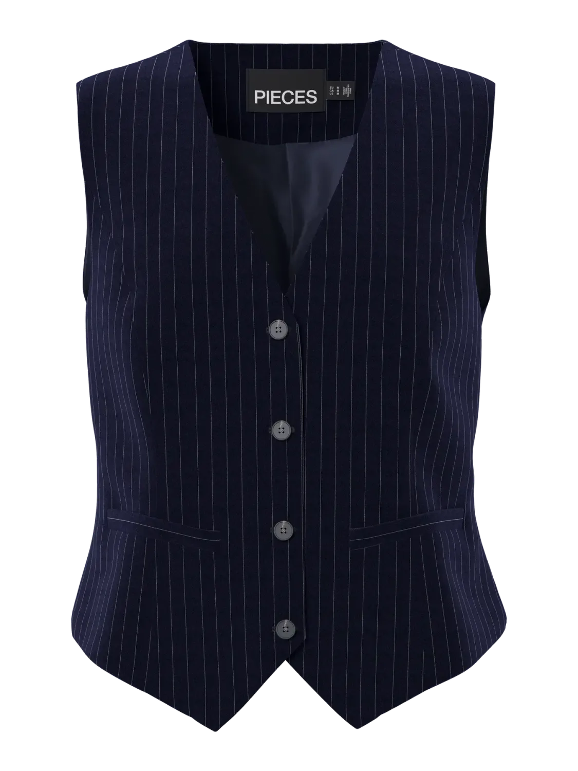 Pieces PCBOZZY VEST NOOS PINSTRIPE EXP BC Sky Captain/PINSTRIP 17152924