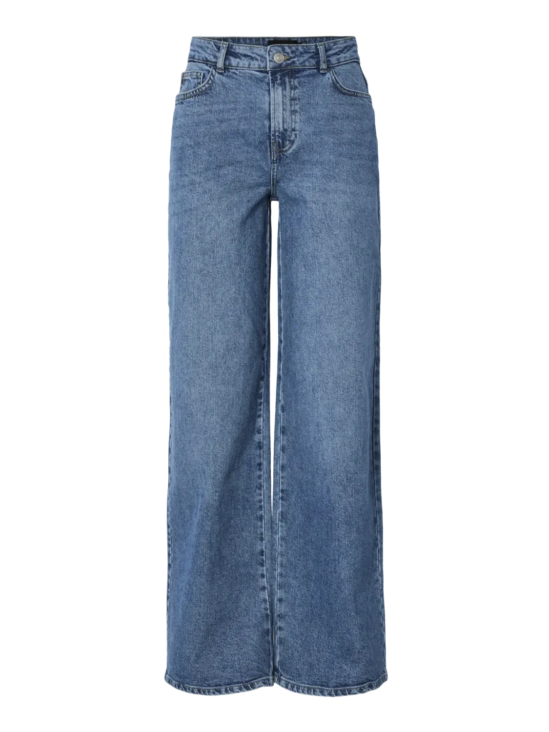 Pieces PCSELMA HW WIDE JEANS NEW MB NOOS B: Medium Blue Denim 17158775