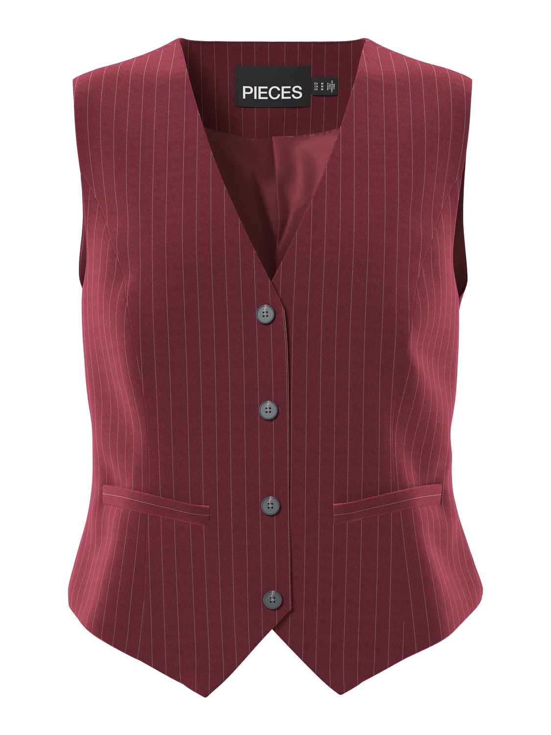 Pieces PCBOZZY VEST NOOS PINSTRIPE EXP BC 188938001 17152924