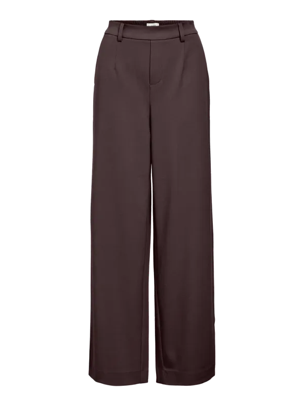 Object OBJLISA WIDE PANT NOOS Seal Brown 23037921