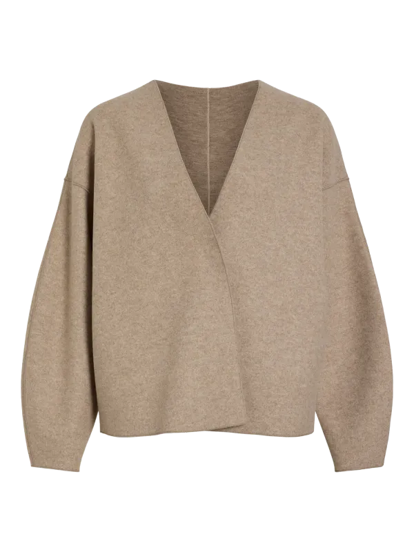 Vila VIJUICE LOOSE L/S JACKET - NOOS Natural Melange 14101198
