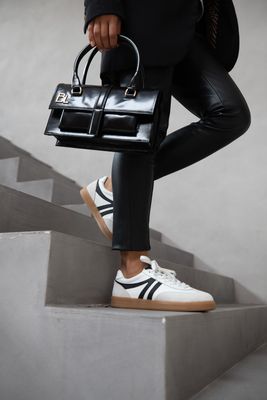 Babouche Lifestyle sneaker white/black Loa-58