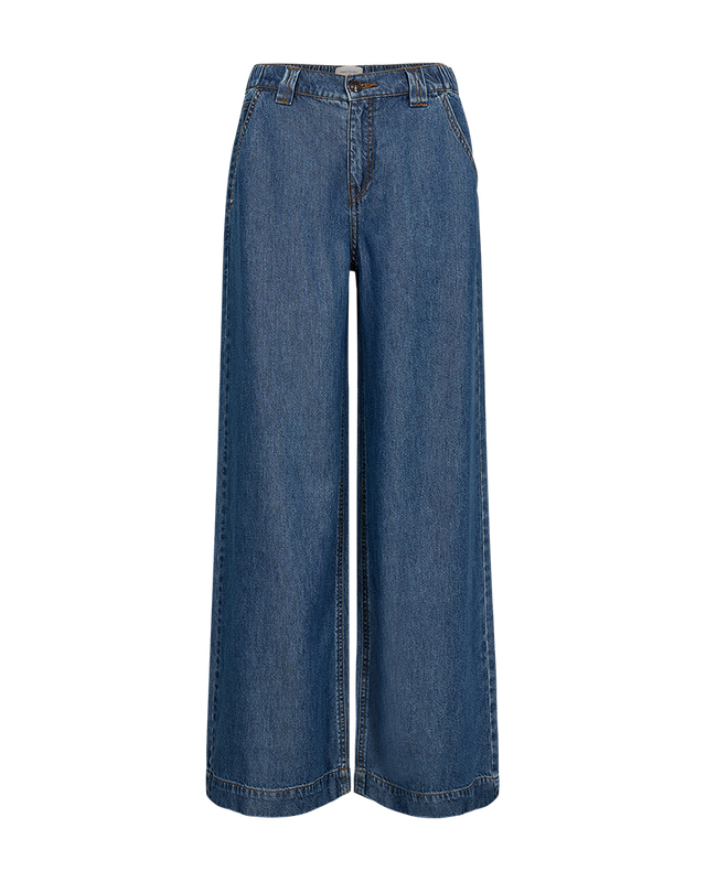 Freequent FQMILO-PANTS Medium Blue Denim 206334