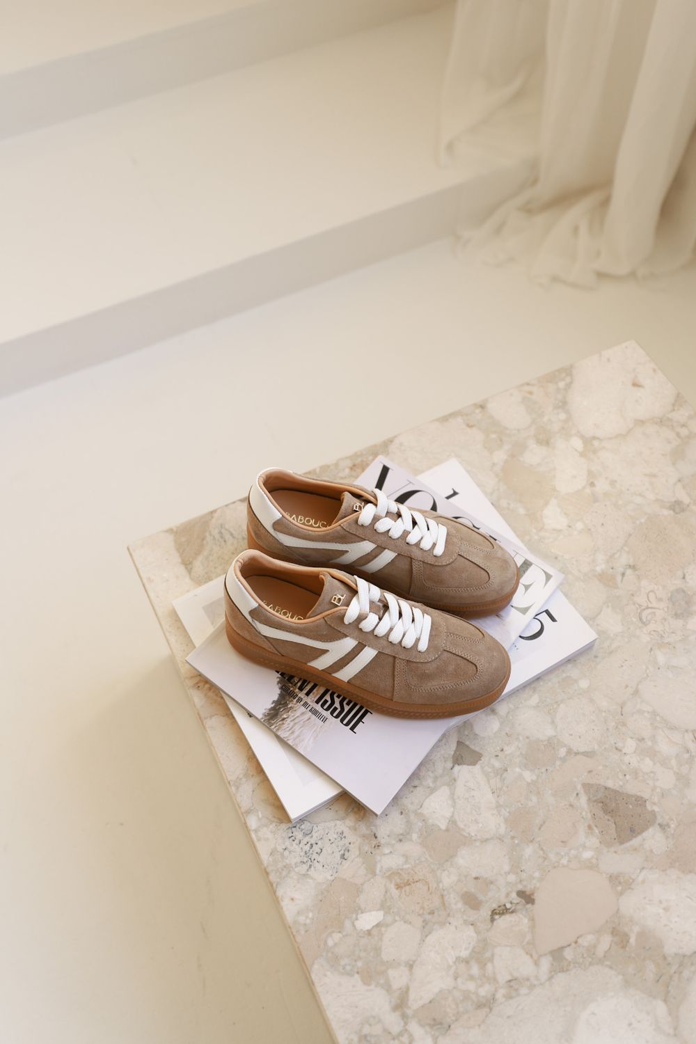 Babouche Lifestyle sneaker kum/white K-Liva-58