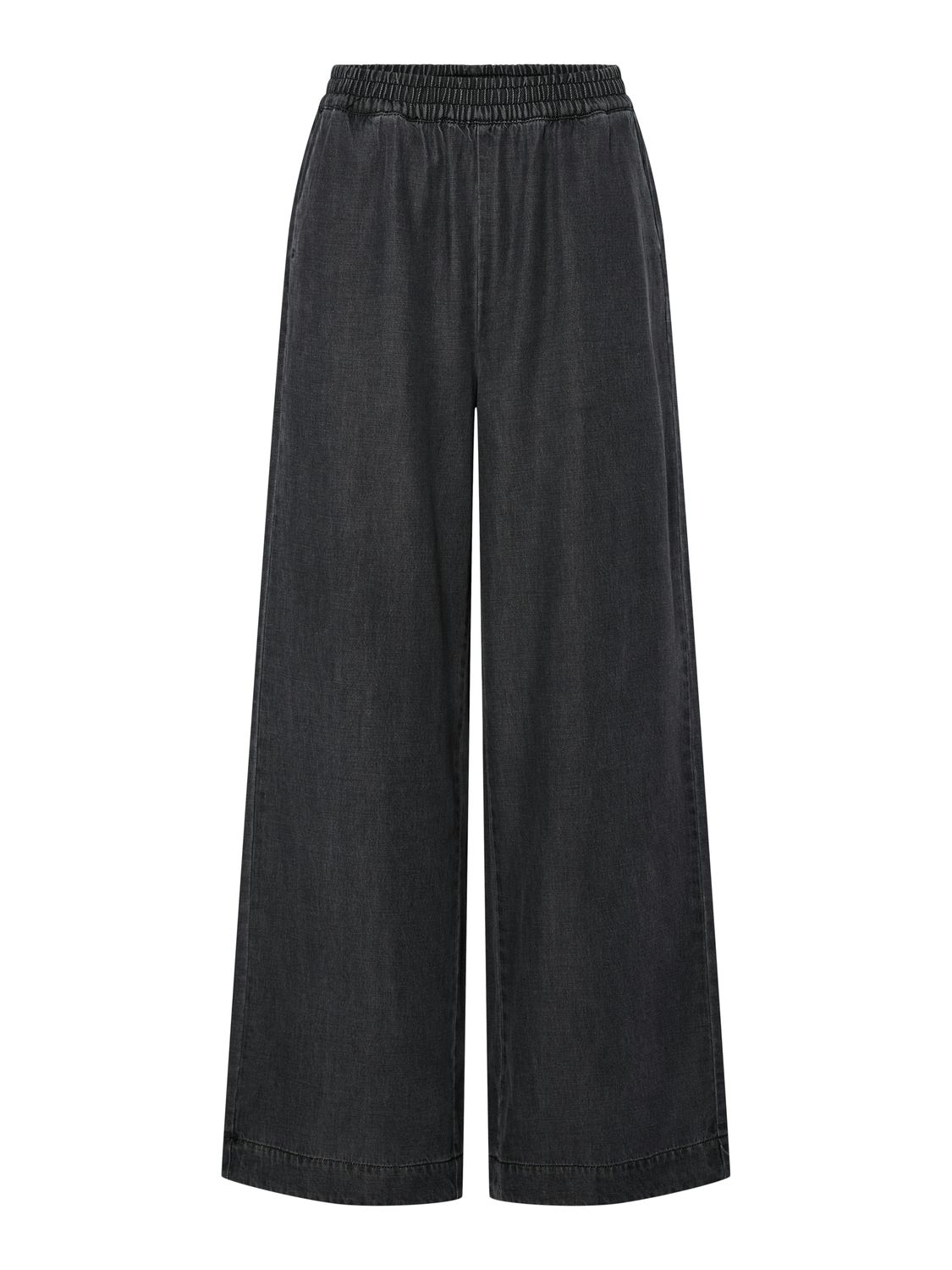 Pieces PCJASMINE HW LOOSE PULL UP DENIM PA: Black Denim 17159266