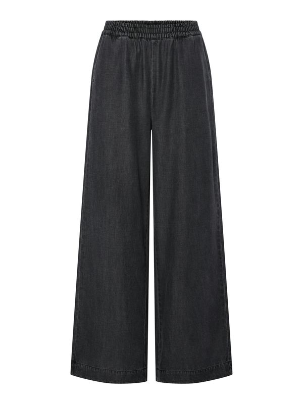 Pieces PCJASMINE HW LOOSE PULL UP DENIM PA: Black Denim 17159266