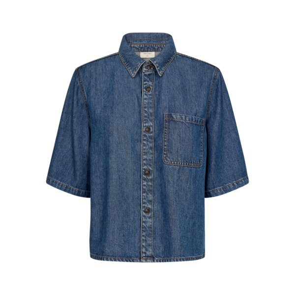 Freequent FQMILO-SHIRT Medium Blue Denim 206340