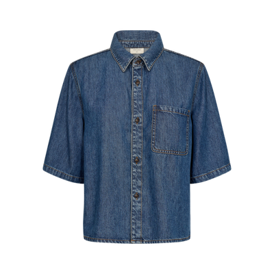 Freequent FQMILO-SHIRT Medium Blue Denim 206340