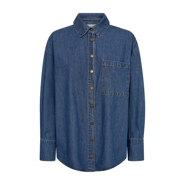 Freequent FQLISEA-SHIRT Medium Blue Denim 206588