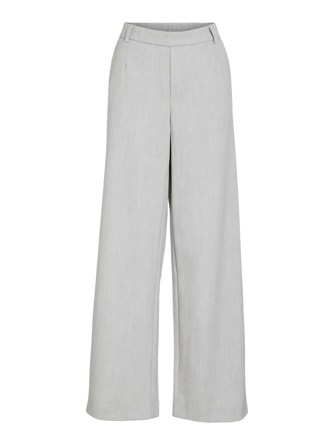 Vila VIVARONE HW WIDE PANT - NOOS Light Grey Melange 14087407