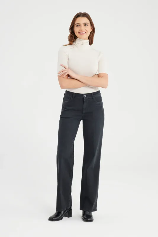 Cup Of Joe Denim wide straight Black VT Nova