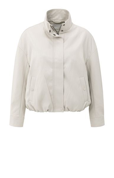 YaYa Faux leather jacket with baloo CHALK WHITE 02-009060-508