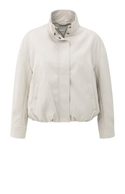 YaYa Faux leather jacket with baloo CHALK WHITE 02-009060-508
