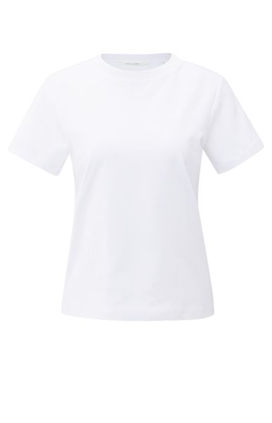 YaYa T-shirt with stitch details PURE WHITE 01-719075-508