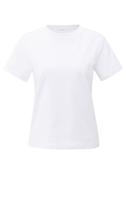 YaYa T-shirt with stitch details PURE WHITE 01-719075-508