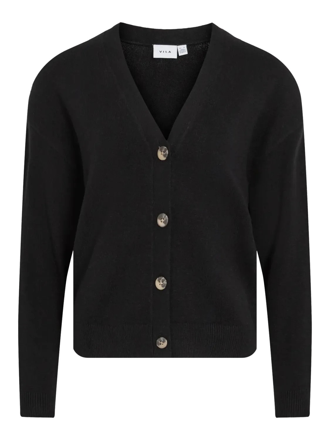 Vila VIRIL V-NECK KNIT CARDIGAN - NOOS Black 14107411