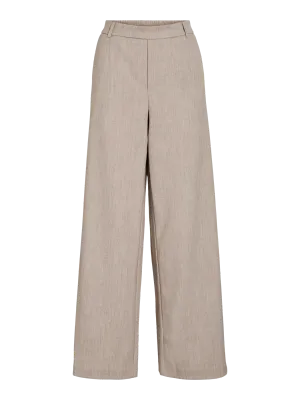 Vila VIVARONE HW WIDE PANT - NOOS Natural Melange 14087407